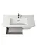 Тумба Мойдодир Baki 120-U з умивальником SU-120 Білий - мініатюра 4