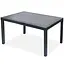 Стол для сада пластиковый Bica Houston графит. - миниатюра 2