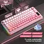 Механическая клавиатура AULA S75 Pro / 75% / Три режима подключения / Seyia Switch / Pink - миниатюра 2