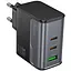 МЗП Hoco CS75A Star Speed PD70W+QC3.0 (1USB-A/2C) Midnight black - мініатюра 6