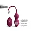 Вагінальні кульки Dorcel Love Balls Plum, вібрації і рухи внутрішньої кульки, пульт ДУ - мініатюра 3
