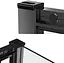 Душова кабіна Dusel EF-185BP + EF181BP Black Matt Paint 1200x800x1900 518582, Чорний матовий, Універсальна, прозорий, 120x80 - мініатюра 3