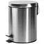 Мусорное ведро круглое Zerix Solo-TC0105 SS Color 5 л нержавейка (ZX5897)  - миниатюра 1