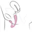 Вибратор Adrien Lastic G-wave вагинально-клиторальный 2 мотора универсальный - миниатюра 7
