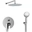 Душова система прихованого монтажу GRB Premier 07050005, Хром - мініатюра 1