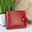 Гаманець жіночий маленький шкіряний на кнопці Handycover HC0042 червоний - мініатюра 1