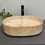 Умивальник VBI Verona 50 travertine glossy накладний VBI-011326 - мініатюра 3
