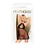 Комплект сорочка в стиле 60-х и трусики с доступом Penthouse - Libido Boost Black M/L - миниатюра 3