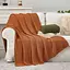 Плед - Покрывало Lovely Svi Вязаные 130 x 160 см. - Все Сезоны Коричневый (161025) - миниатюра 2