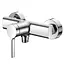 Змішувач для душу TOPAZ MODERNO TMD-33701-H78A хромований з лійкою та шлангом для ванної кімнати - мініатюра 1