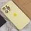 Чехол Epik Silicone Case Full Camera Protective AA для Apple iPhone 15 Pro 6.1 Желтый/Mellow Yellow - миниатюра 5