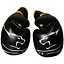 Перчатки боксерские PowerPlay PP 3018 Black/Yellow - 14 унций - миниатюра 2