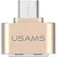 Переходник Usams US-SJ009 Usams Micro OTG Gold - миниатюра 1