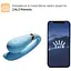 Смарт-вібратор для пар Zalo Fanfan set Royal Blue пульт дистанційного керування - мініатюра 2