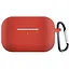 Чохол-накладка DK Apple AirPods Pro | Silicone Candy Friendly з карабіном (red) - мініатюра 1