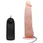 Реалістичний вібратор Baile Vibrating Cock 23 см тілесний - мініатюра 1