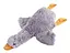 М’яка іграшка Гусак, подушка обіймашка, 70 см, сірий - мініатюра 1