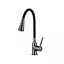 Смеситель для кухни с гибким изливом Frap F4044-9 Графитовый хром - миниатюра 1