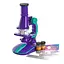Дитячий мікроскоп Limo Toy SK 0006(Violet) світло, 19,5 см, 2 пробірки, скло - мініатюра 1