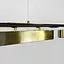 Удлиненный светильник на 2 латунных модуля длиной 100 см | Ст. NO6-1000 Line F - миниатюра 4