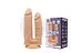 Фаллоимитатор двойной с вибрацией SilexD Double Gusto Flesh Motor (Model 1 size 8" & 7"), двухслойны - миниатюра 2