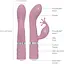 Роскошный вибратор-кролик Pillow Talk - Kinky Pink с кристаллом Сваровски - миниатюра 8