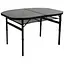 Стіл Bo-Camp Northgate Oval 120x80 cm Black/Grey (1404187) - мініатюра 1