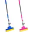 Швабра з подвійним віджиманням 106см, губка 27см D6см X2-225 - мініатюра 1