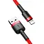 Кабель Baseus Cafule Cable USB For Lightning 1.5A 2m Red+Red - мініатюра 1