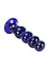 Анальна пробка Radiant Glass Buttplug 11.5 см (синій) - мініатюра 3