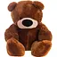 Большой мишка Alina Бублик 140 см коричневый - миниатюра 1