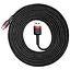 Кабель Baseus cafule Cable USB For Micro 2A 3m Red+Black - мініатюра 3