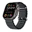 Смарт-годинник Smart Watch HK10 Ultra 3 49 мм з AMOLED Full HD екраном і з 2 додатковими ремінцями в комплекті Чорний - мініатюра 3