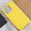 Чохол Epik Silicone Case Full Protective AA NO LOGO для Apple iPhone 16, 6.1 Жовтий/Yellow - мініатюра 4