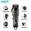 Машинка для стрижки акумуляторна VGR V-051 2500 mAh LED дисплей (4 насадки) - мініатюра 2