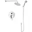 Душова система прихованого монтажу Zerix LR2403-2 LL1210, Хром - мініатюра 1