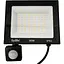 Прожектор вуличний LED Brille з датчиком руху HL-59P/50W NW IP65, 33-902 - мініатюра 1