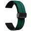 Силіконовий ремінець Classy для Smart Watch 20mm Green / Black - мініатюра 2