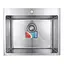 Кухонная мойка Mixxus MX6050-200x1.2-Handmade MX0569, Нержавеющая сталь - миниатюра 1