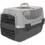 Переноска для кошек и собак Irak Plastik PT-105 черно-серая - миниатюра 1