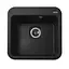 Гранитная мойка Globus Lux Barbora черный металлик 510x510 мм А0001, Черный - миниатюра 2
