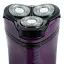 Электробритва Новый Харьков НХ-8503 Лидер Violet, 3W, роторная, сухое бритье, 3 головки для бритья, двойные лезвия, плавающая конструкция ножей, повторение контуров лица, питание сеть/аккумулятор, индикатор работы/включения, триммер для висков - миниатюра 8