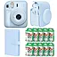 Набор камера Fujifilm Instax Mini 12, Фотобумага 100 шт, Чехол, Фотоальбом 108 фото Голубой - миниатюра 1