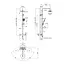Душова система універсальна Qtap Sloup на два споживача QT57103OC Chrome, Хром - мініатюра 2