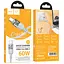 Дата кабель Hoco U129 Spirit Transparent Type-C to Type-C 60W (1.2m) Gray - мініатюра 4