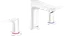 Смеситель для умывальника Hansgrohe Talis E на 3 отверстия белый матовый 71733700 Белый матовый - миниатюра 1