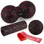Набір для масажу та йоги PowerPlay PP_4091 EPP (2 м'ячики + валик масажер 15*5,3 см) Red + гумка 11 кг (PP_4091_Red) - мініатюра 1