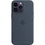 Оригинальный силиконовый чехол Apple Silicone Case MagSafe для iPhone 14 Pro Max (6.7") Storm Blue (MPTQ3ZE/A) - миниатюра 1