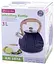 Чайник Whistling Kettle Black із нержавіючої сталі зі свистком Kamille Ø19х24.5 см kuh0006801 - мініатюра 7