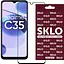 Защитное стекло SKLO 3D для Realme C35 Черный - миниатюра 1